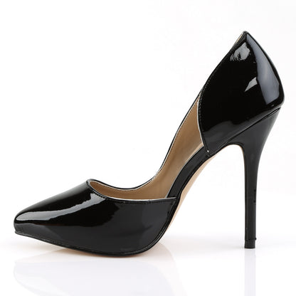 5" Heel, 3/8" Hidden Platform D'Orsay Pump (Pleaser AMU22/B)
