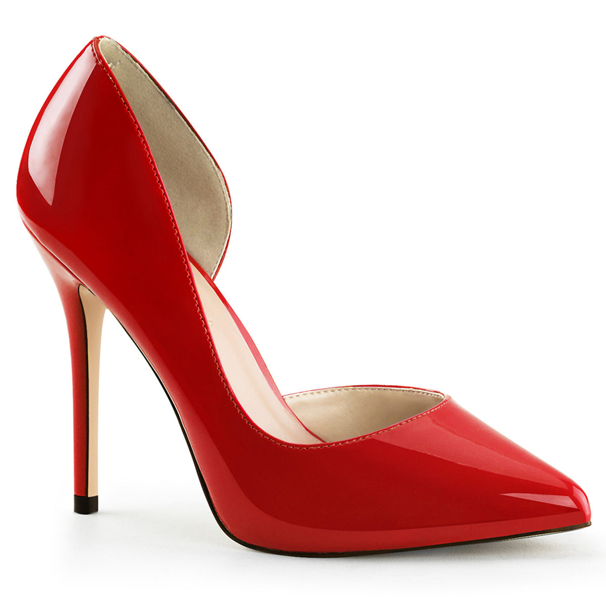 5" Heel, 3/8" Hidden Platform D'Orsay Pump (Pleaser AMU22/B)