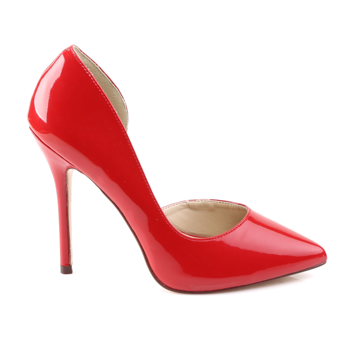 5" Heel, 3/8" Hidden Platform D'Orsay Pump (Pleaser AMU22/B)
