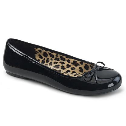 Ballet Flat W/ Bow Accent (Pleaser Pink Label ANNA01/B)