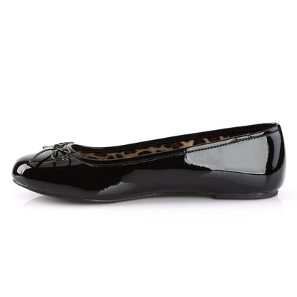 Ballet Flat W/ Bow Accent (Pleaser Pink Label ANNA01/B)