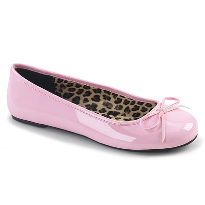 Ballet Flat W/ Bow Accent (Pleaser Pink Label ANNA01/B)