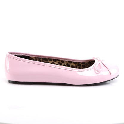 Ballet Flat W/ Bow Accent (Pleaser Pink Label ANNA01/B)
