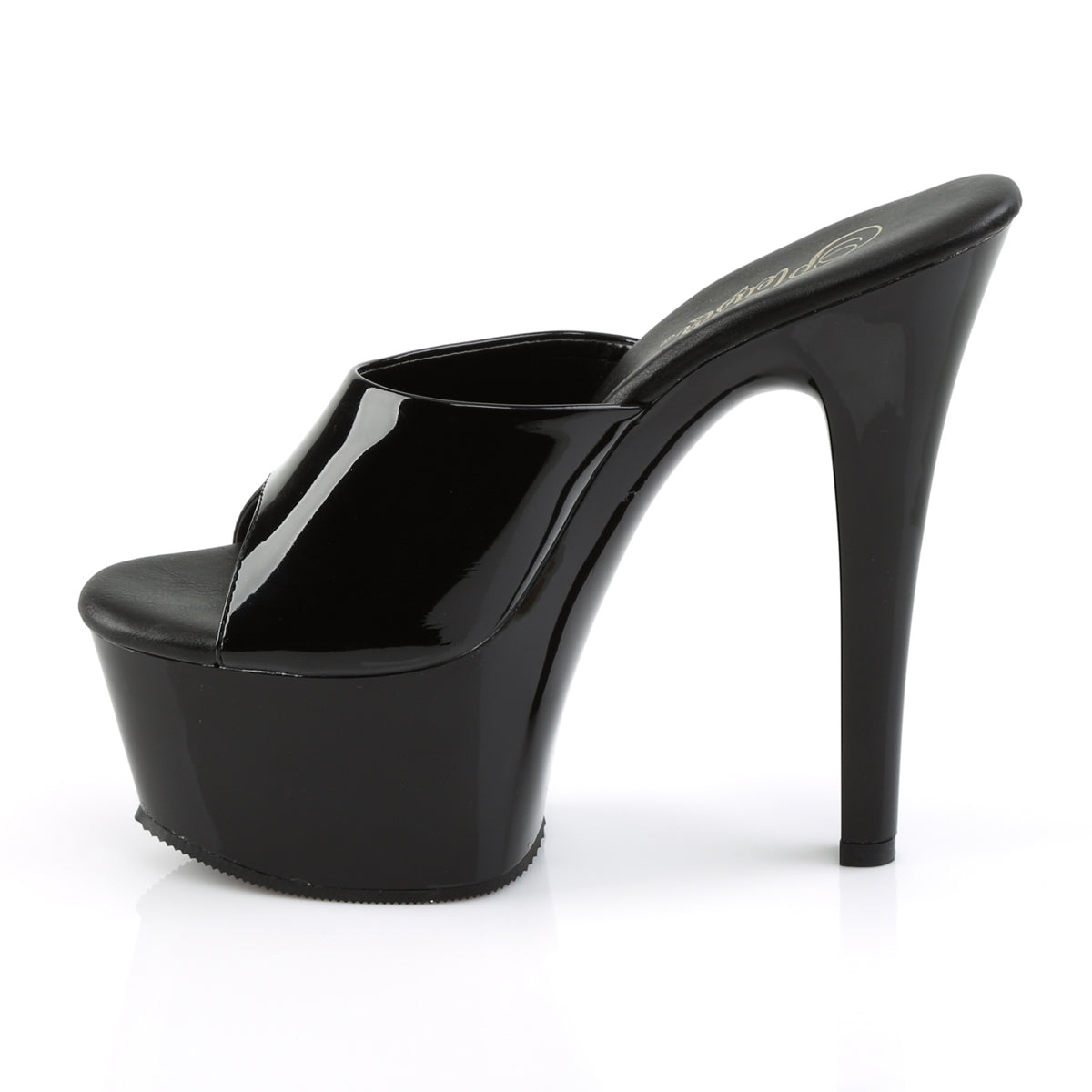 6" Heel, 2 1/4" PF Vegan Friendly Slide (Pleaser ASP601/B/M)