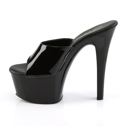 6" Heel, 2 1/4" PF Vegan Friendly Slide (Pleaser ASP601/B/M)