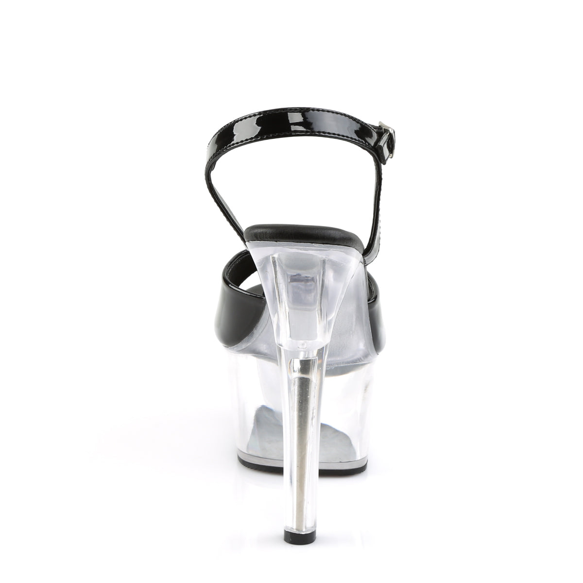 6" Heel, 2 1/4" PF Vegan Friendly Ankle Strap Sandal (Pleaser ASP609/B/C)