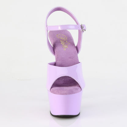 6" Heel, 2 1/4" PF Vegan Friendly Ankle Strap Sandal (Pleaser ASP609/B/C)