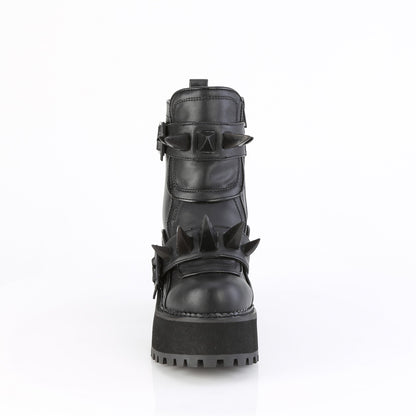 4 3/4" Heel, 2 1/4" PF Ankle Boot, Inside Zip (Demonia ASST72/B)