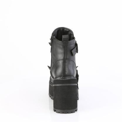 4 3/4" Heel, 2 1/4" PF Ankle Boot, Inside Zip (Demonia ASST72/B)