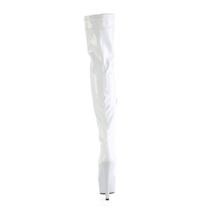 *7" Heel, 2 3/4" PF Stretch Thigh Boot w/RS, Side Zip (Pleaser BEJ3000-7/BPHG/BPRS)