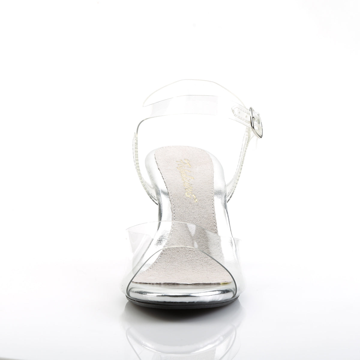 *3" Heel, 1/8" PF Ankle Strap Sandal (Fabulicious BEL308/C-ROGLD/C)