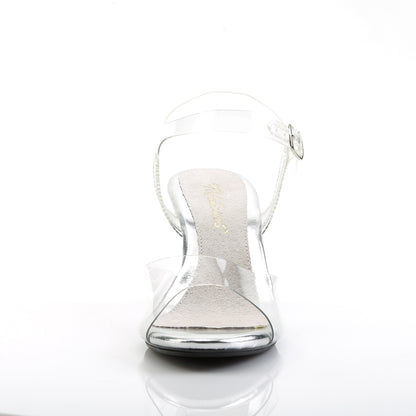 *3" Heel, 1/8" PF Ankle Strap Sandal (Fabulicious BEL308/C-ROGLD/C)