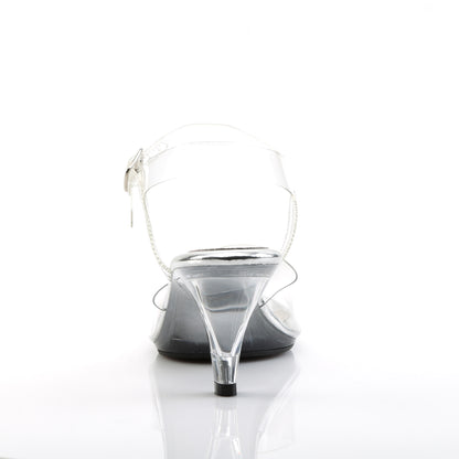 *3" Heel, 1/8" PF Ankle Strap Sandal (Fabulicious BEL308/C-ROGLD/C)