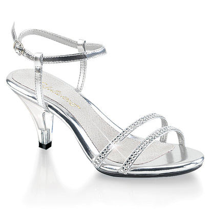 3" Stiletto Heel Ankle Strap Mini-PF Sandal W/RS (Fabulicious BEL316/S/RS)