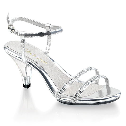 3" Stiletto Heel Ankle Strap Mini-PF Sandal W/RS (Fabulicious BEL316/S/RS)
