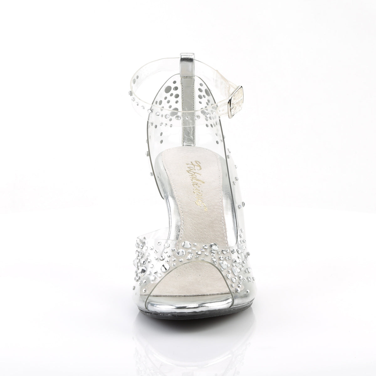 3" Heel, 1/8" PF Ankle Strap Sandal W/ RS (Fabulicious BEL330RS/C/M)