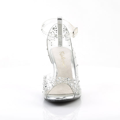 3" Heel, 1/8" PF Ankle Strap Sandal W/ RS (Fabulicious BEL330RS/C/M)