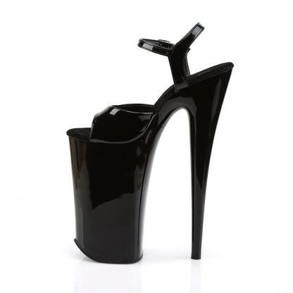 10" Heel, 6 1/4" PF Ankle Strap Sandal (Pleaser BEY009/B/M)
