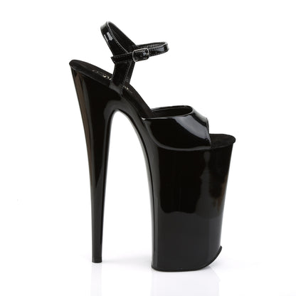 10" Heel, 6 1/4" PF Ankle Strap Sandal (Pleaser BEY009/B/M)