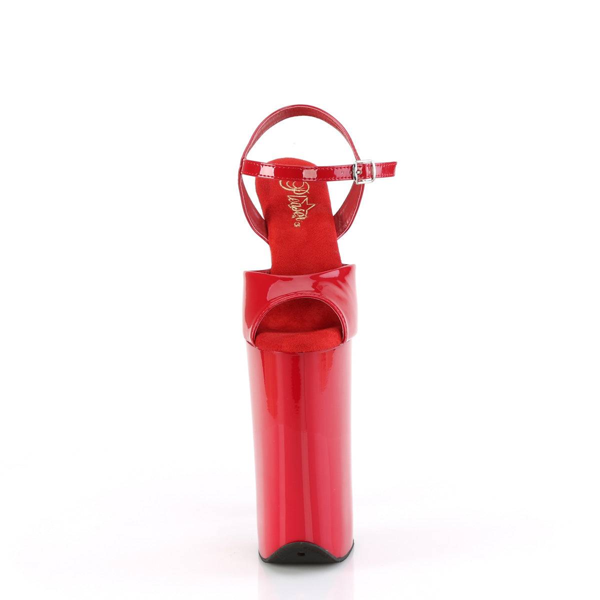 10" Heel, 6 1/4" PF Ankle Strap Sandal (Pleaser BEY009/B/M)