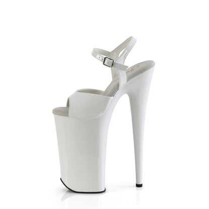 10" Heel, 6 1/4" PF Ankle Strap Sandal (Pleaser BEY009/B/M)