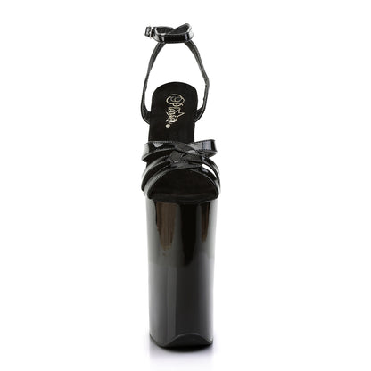 *10" Heel, 6 1/4" PF Wrap Around Ankle Strap Sandal (Pleaser BEY012/B/M)