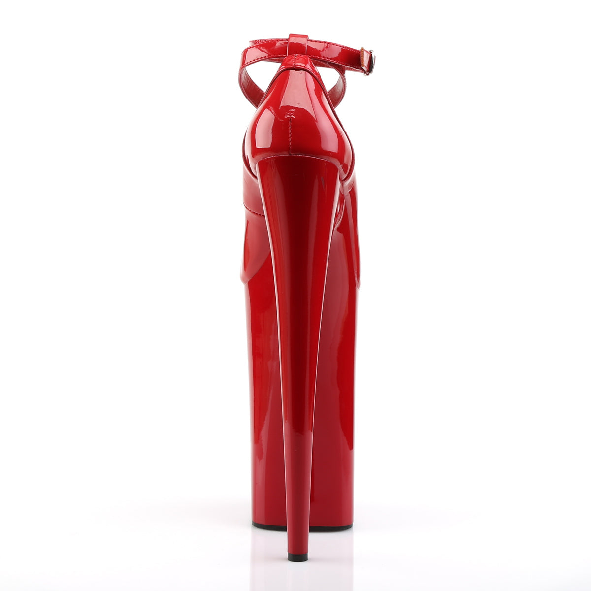*10" Heel, 6 1/4" PF Criss-Cross Ankle Strap Pump (Pleaser BEY087/B/M)