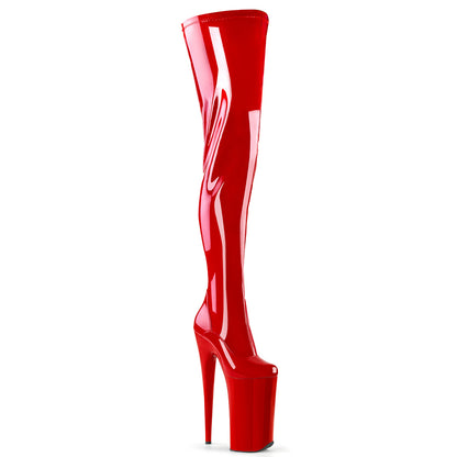10" Heel, 6 1/4" PF Crotch Boot, Side Zip (Pleaser BEY4000/B/M)