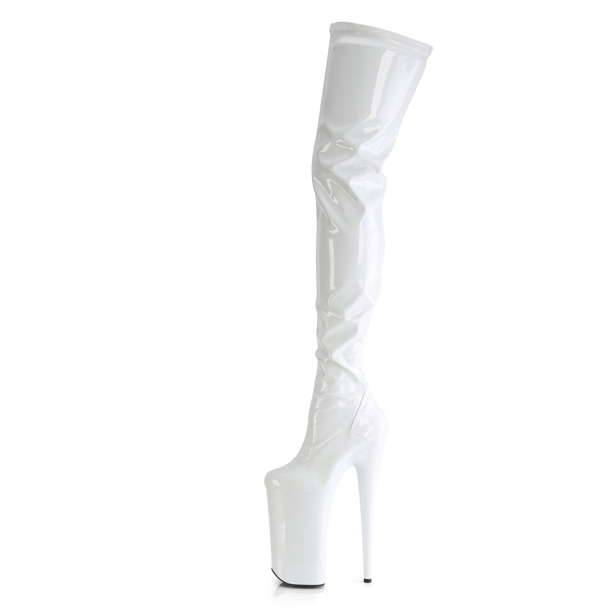 10" Heel, 6 1/4" PF Crotch Boot, Side Zip (Pleaser BEY4000/B/M)