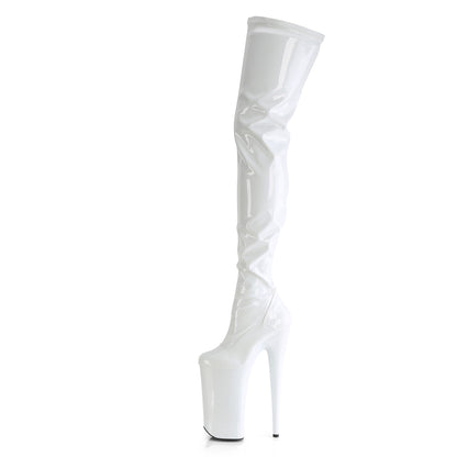 10" Heel, 6 1/4" PF Crotch Boot, Side Zip (Pleaser BEY4000/B/M)