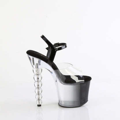 **7" Heel, 2 3/4" PF Ankle Strap Sandal (Pleaser BLISS708-1BC/C-B/B-C)