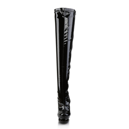 *6" Heel, 1 1/2" Dual PF Thigh High Boot (Pleaser BL3000/B/B-PCH)