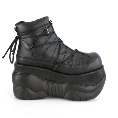 4" PF Ankle Bootie w/ Hook N' Loop Straps (Demonia BOX13/BVL)