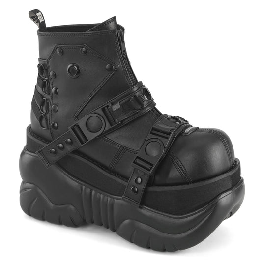 3" PF Ankle Boot, Back Zip (Demonia BOX60/BVL)