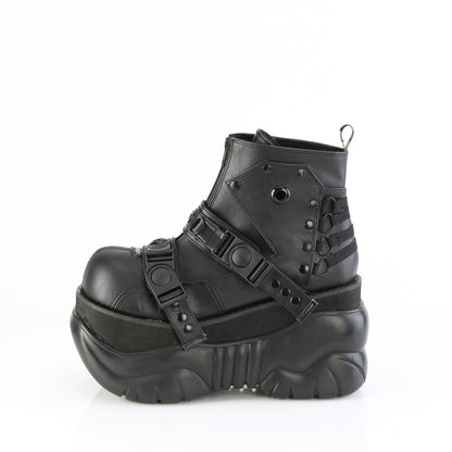 3" PF Ankle Boot, Back Zip (Demonia BOX60/BVL)