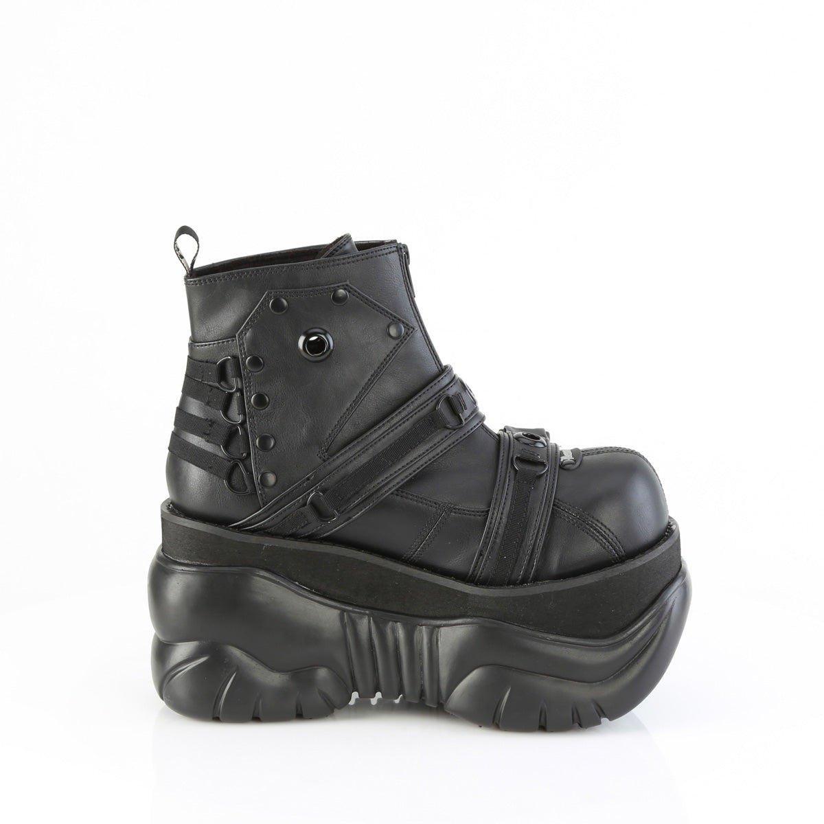 3" PF Ankle Boot, Back Zip (Demonia BOX60/BVL)