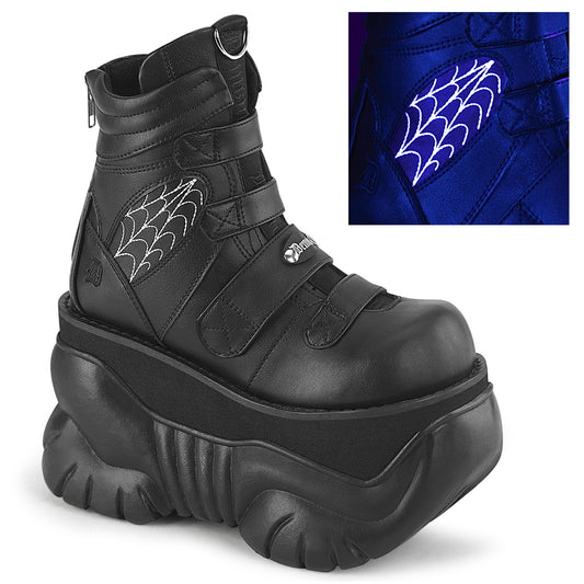 3" PF Ankle Boot, Back Zip (Demonia BOX70/BVL)