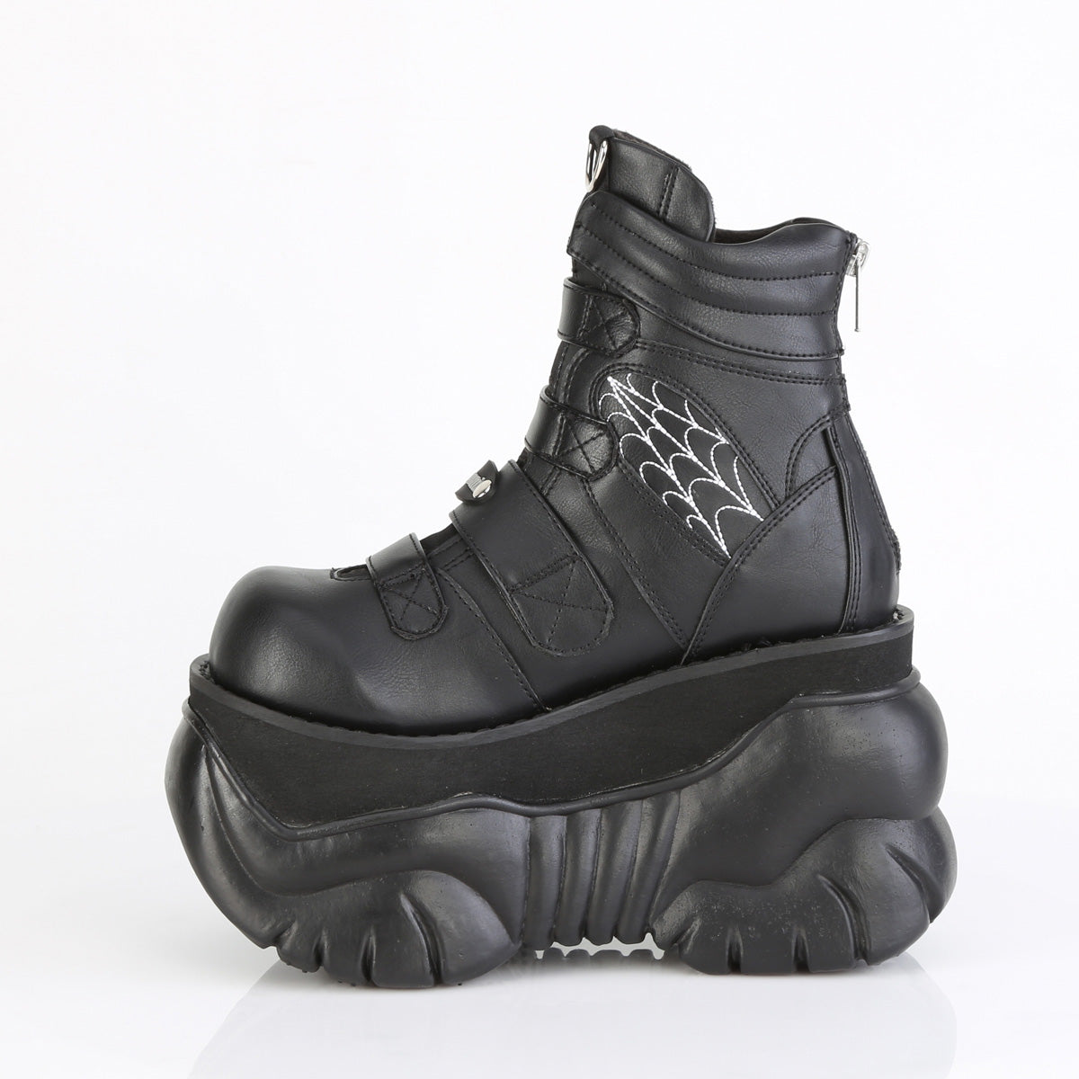 3" PF Ankle Boot, Back Zip (Demonia BOX70/BVL)