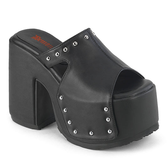 5" Chunky Heel, 3" Platform Slide (Demonia CAM109/BVL)