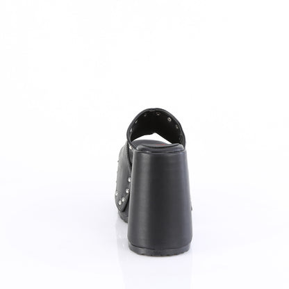 5" Chunky Heel, 3" Platform Slide (Demonia CAM109/BVL)