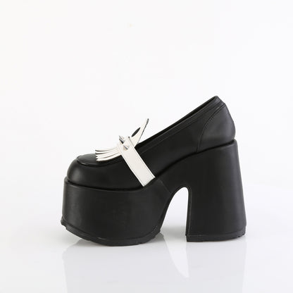 **5" Chunky Heel, 3" Platform Oxford Shoe (Demonia CAM58/BVL)