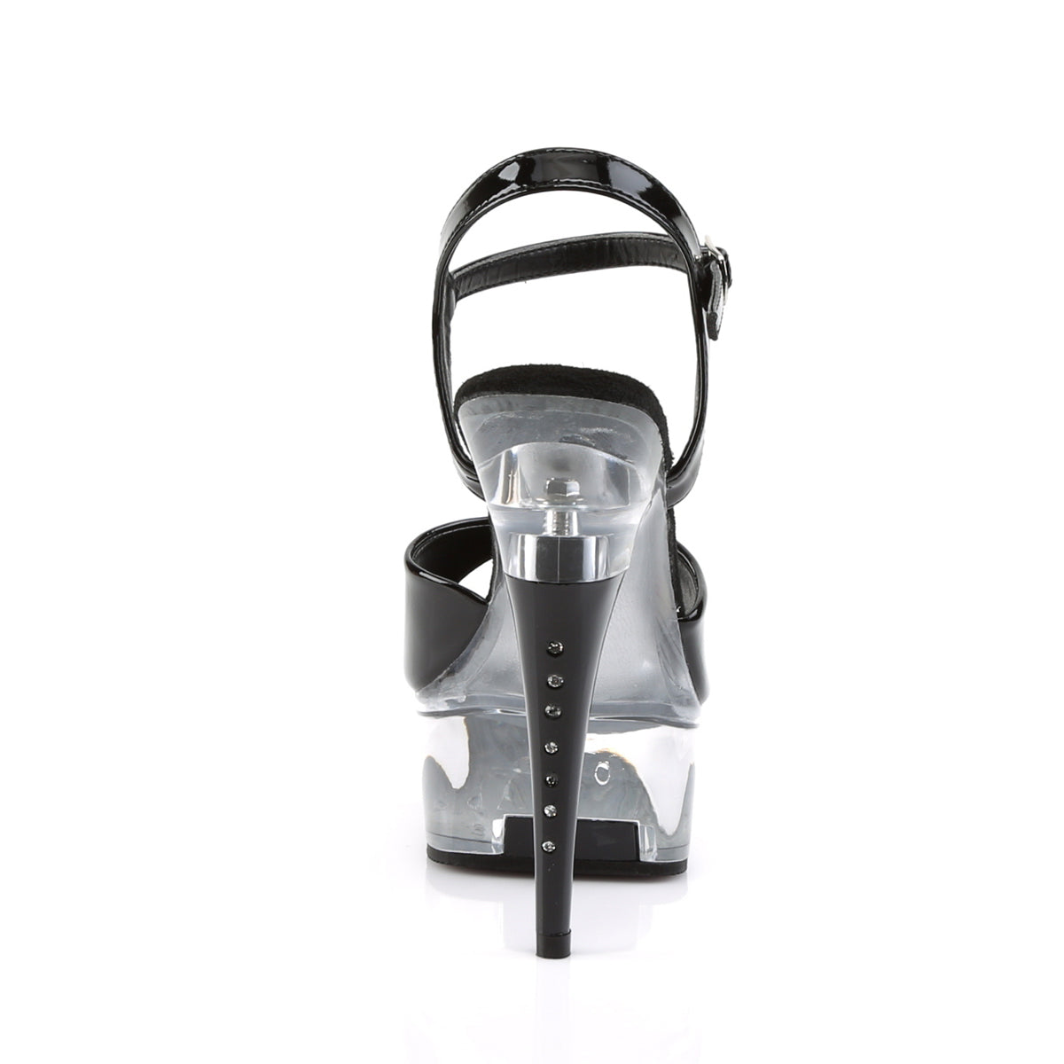 6" Ankle Strap PF Sandal W/RS On Heel (Pleaser CAP609/B/C)