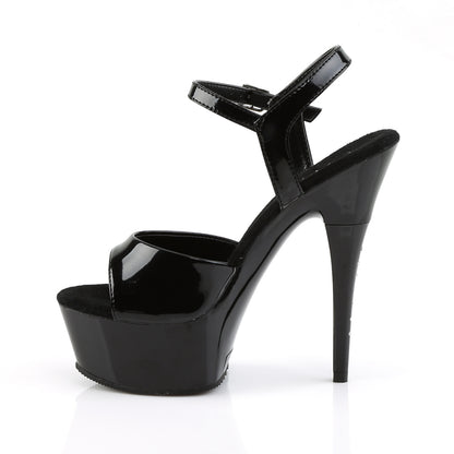 6" Ankle Strap PF Sandal W/RS On Heel (Pleaser CAP609/B/C)