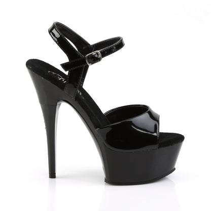 6" Ankle Strap PF Sandal W/RS On Heel (Pleaser CAP609/B/C)