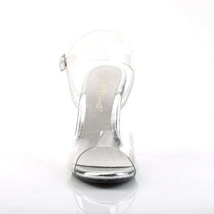 4" Heel, 1/8" PF Ankle Strap Sandal (Fabulicious CAR408/C/M)