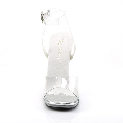 **4 1/2" Heel, 1/4" PF Wrap Around Ankle Strap Sandal (Fabulicious CHIC06/C/M)