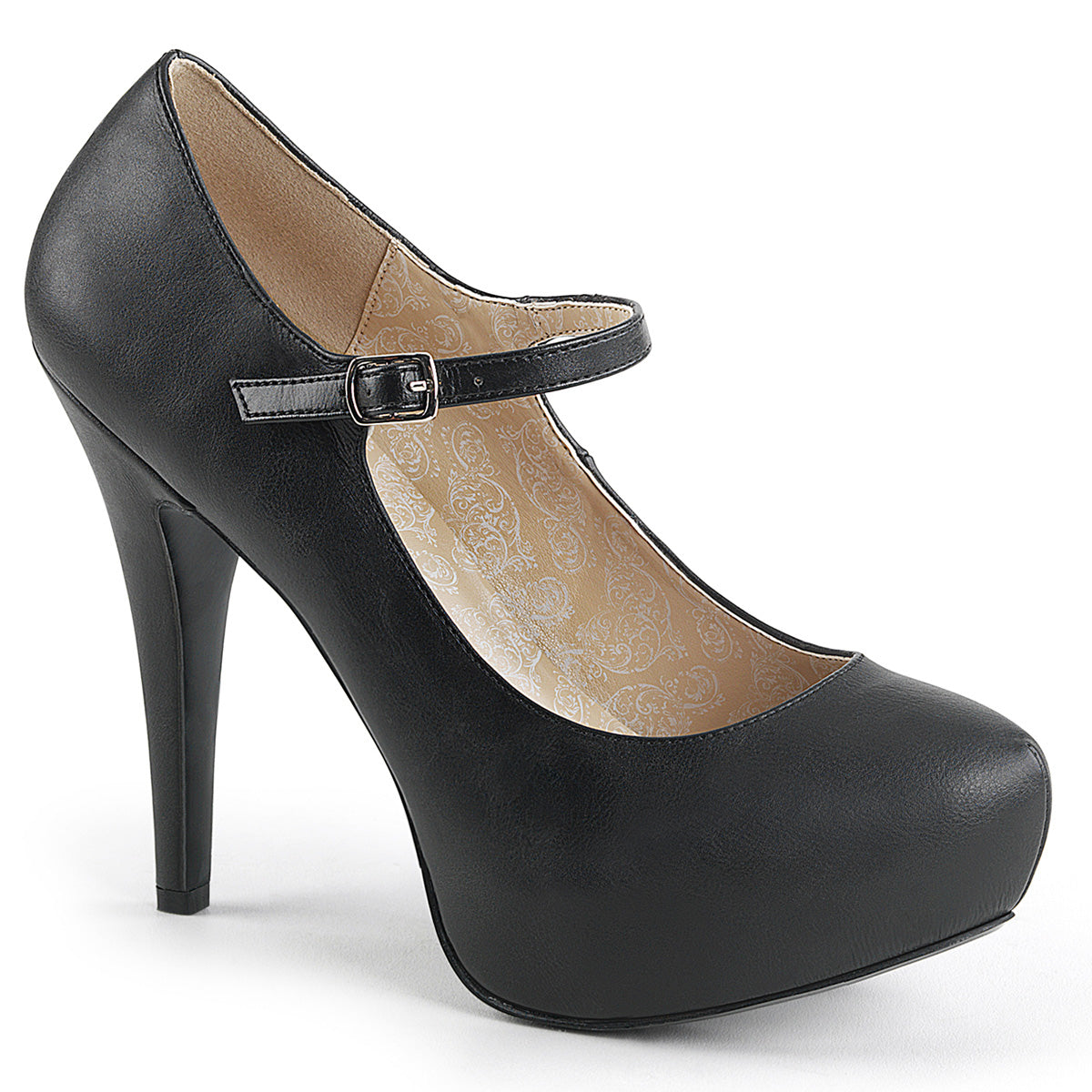 5 1/4" Heel, 1 1/4" PF Maryjane W/Concealed PT Pump (Pleaser Pink Label CHLOE02/B)