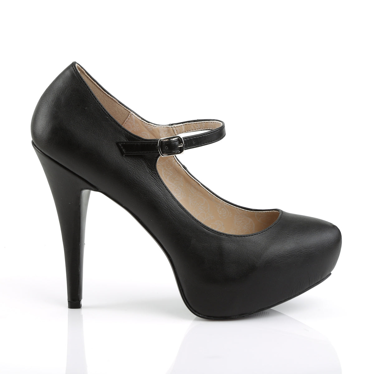 5 1/4" Heel, 1 1/4" PF Maryjane W/Concealed PT Pump (Pleaser Pink Label CHLOE02/B)