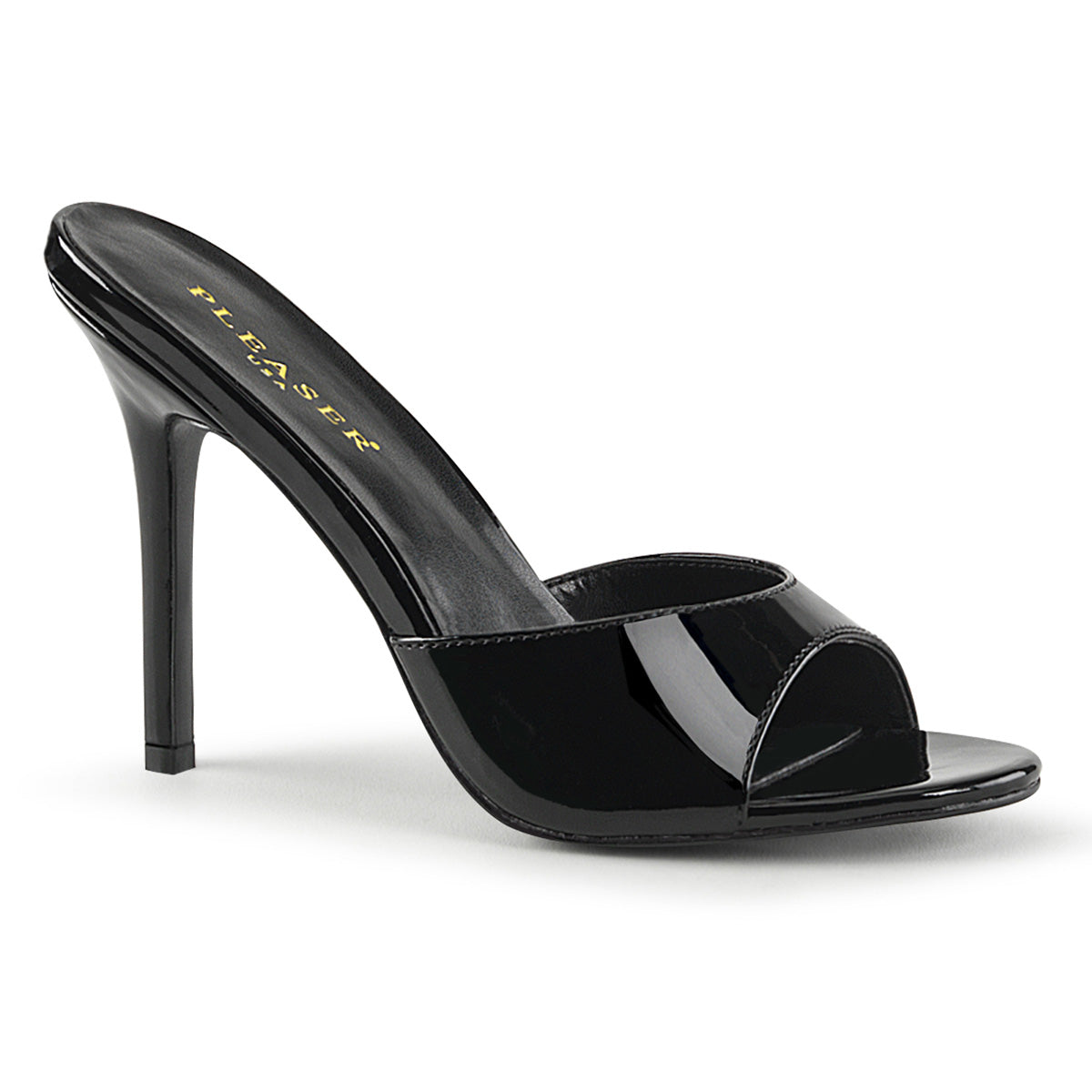 4" Heel Peep Toe Slide (Pleaser CLAS01/B)