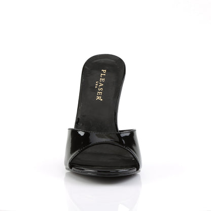 4" Heel Peep Toe Slide (Pleaser CLAS01/B)